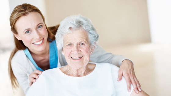 A lady and her daughter learning the difference between assisted living and skilled nursing